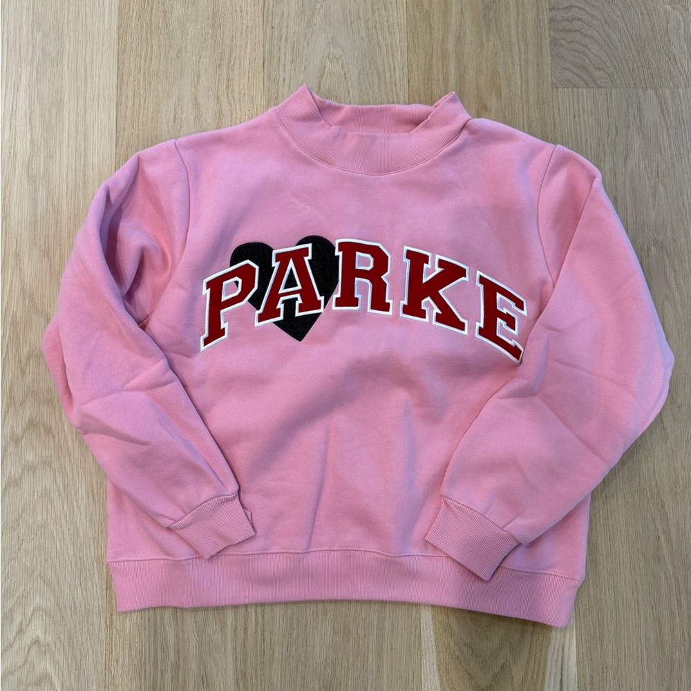 Limited Edition Parke Pink Heart Crew Neck Sweatshirt